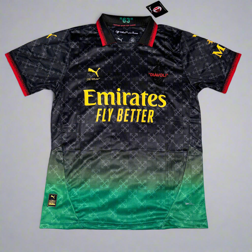 Tricou AC Milan x OFF WHITE Rafa Leao/Dreamers