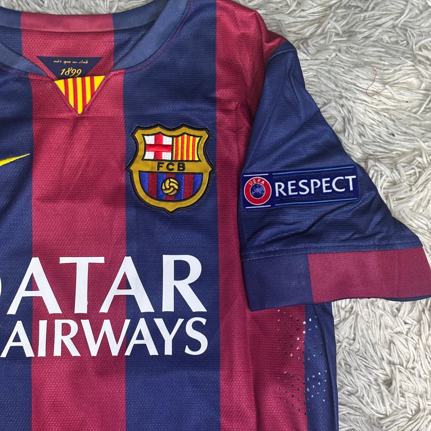 Tricou Barcelona 14/15 Retro Home Neymar Jr.
