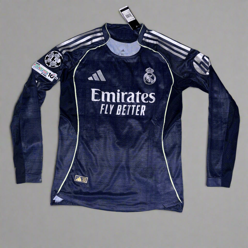 Tricou long-sleeve Real Madrid 25/26 Away