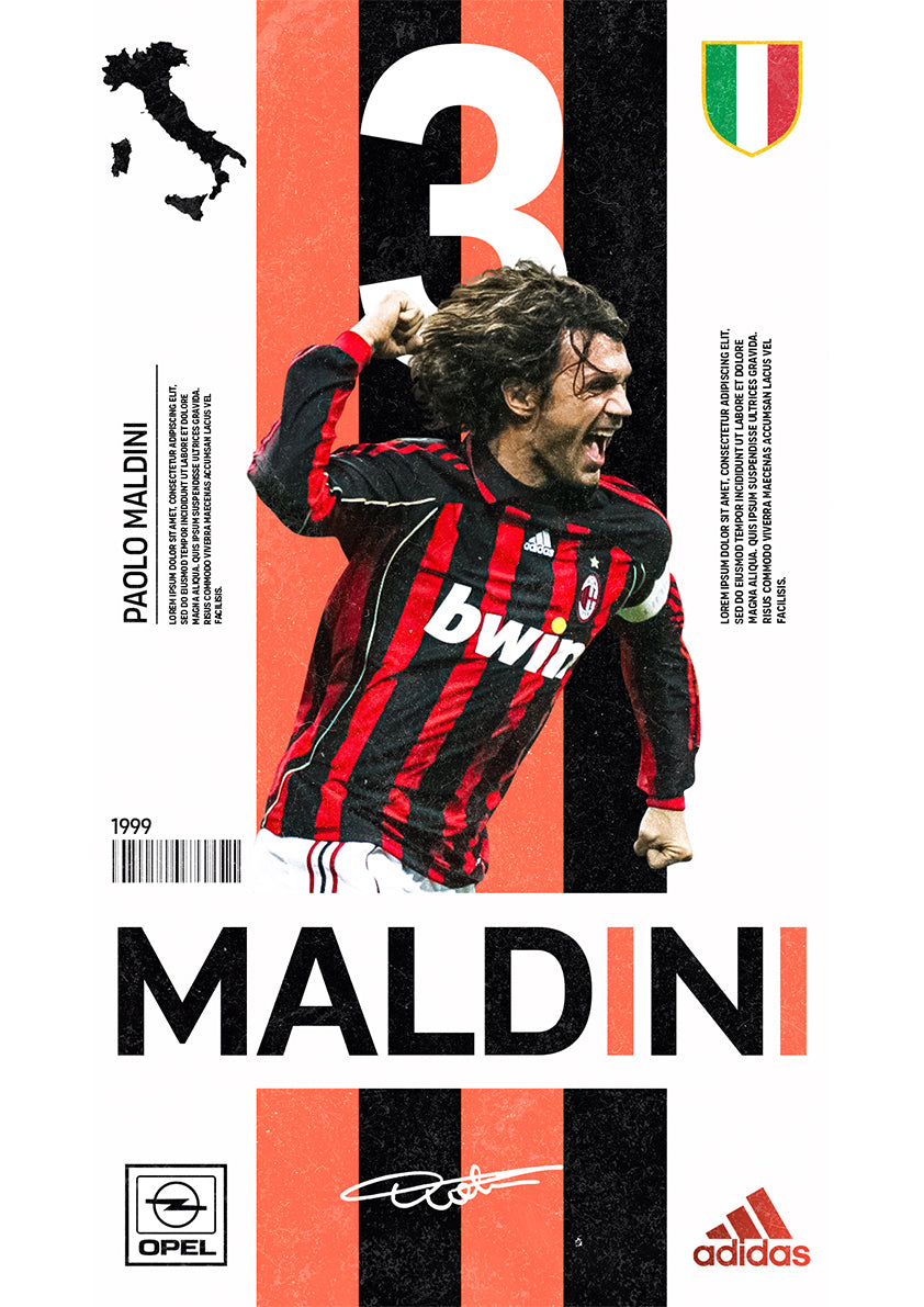 Poster MALDINI A3