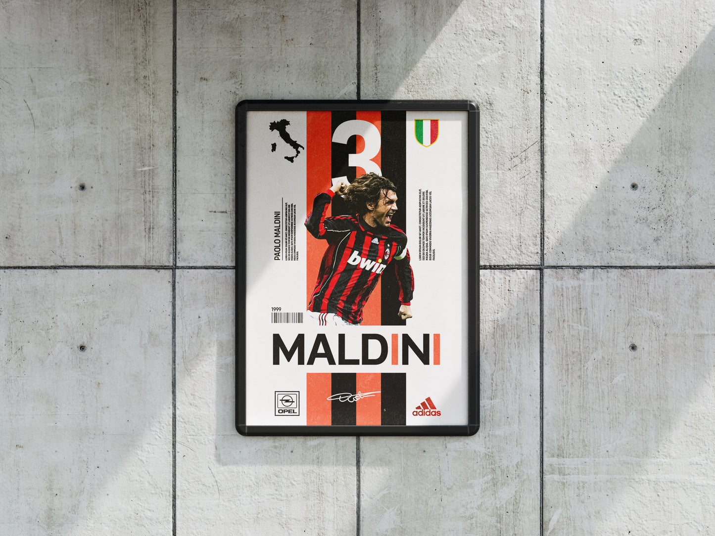 Poster MALDINI A3