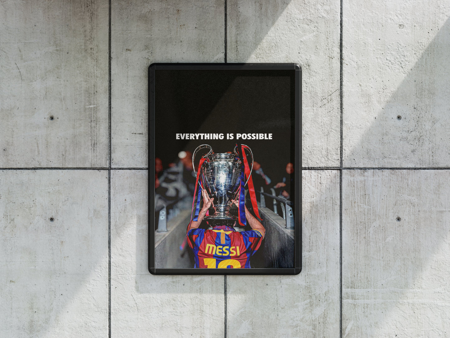 Poster Messi everything is possible