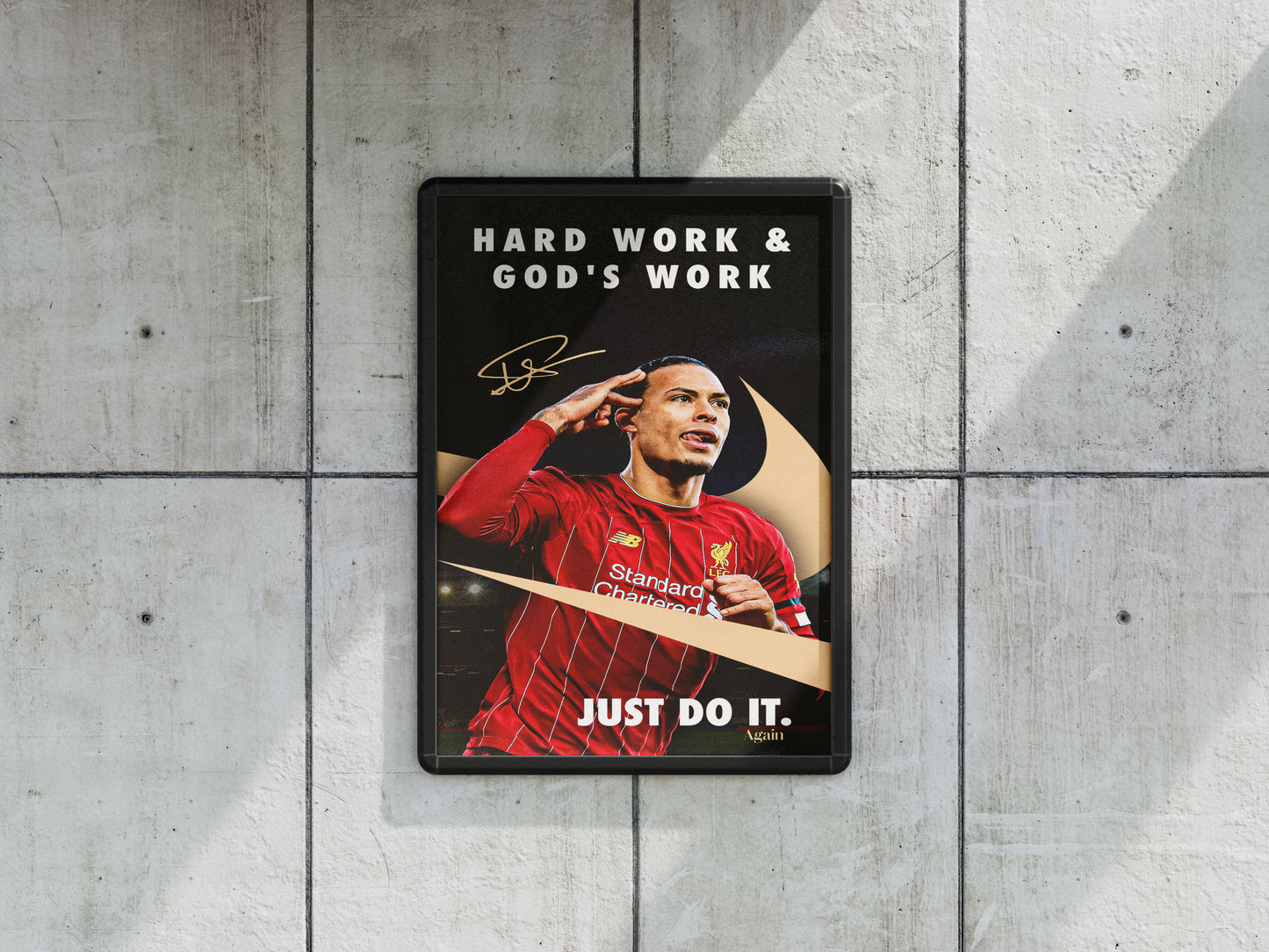 Poster VIRGIL VAN DIJK A3