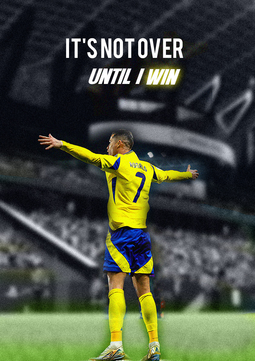 Poster RONALDO It s not over