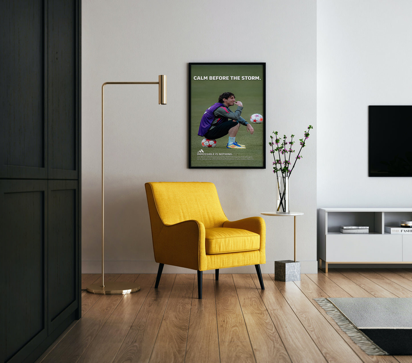 Poster MESSI A3 calm before storm.