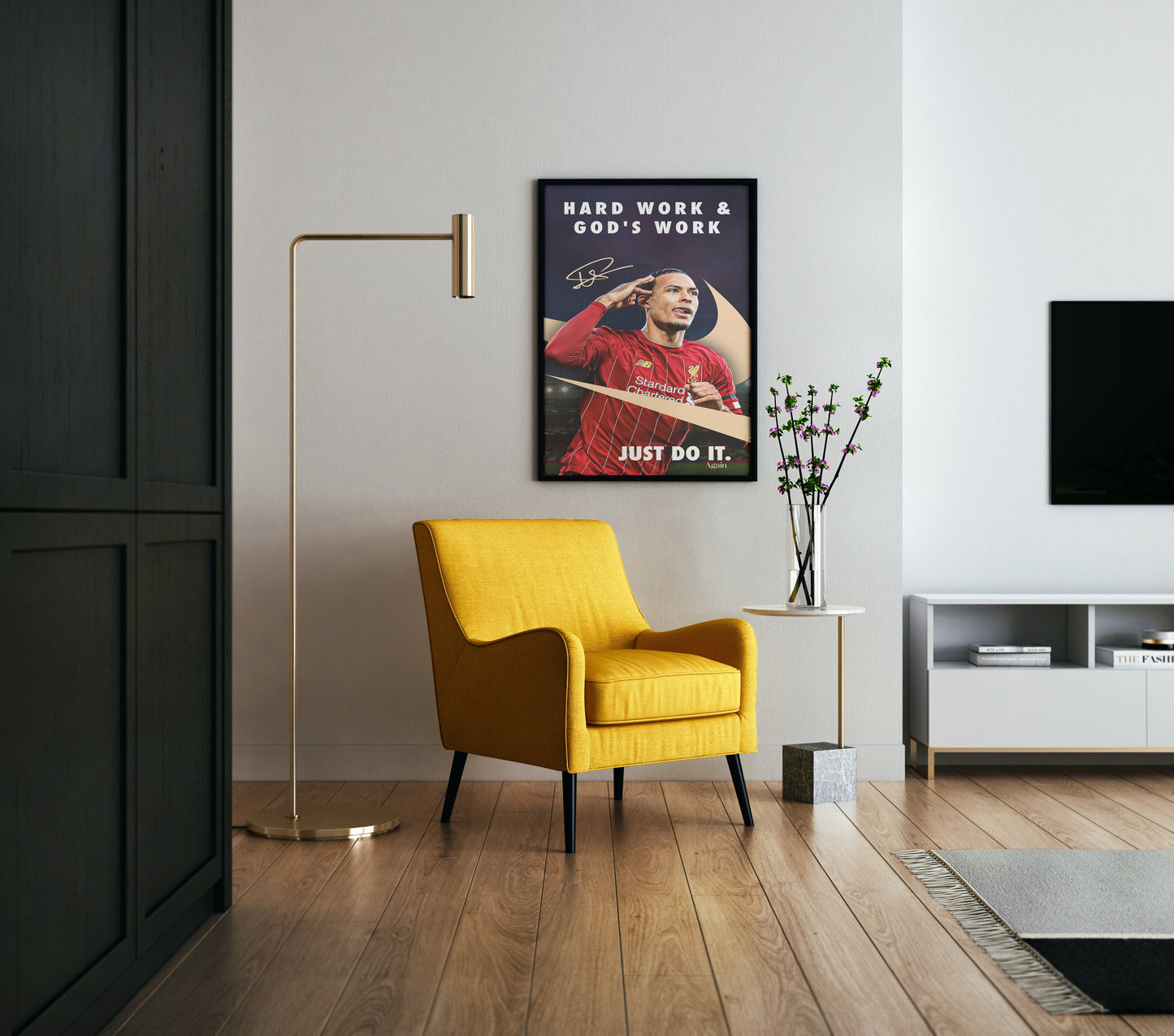 Poster VIRGIL VAN DIJK A3