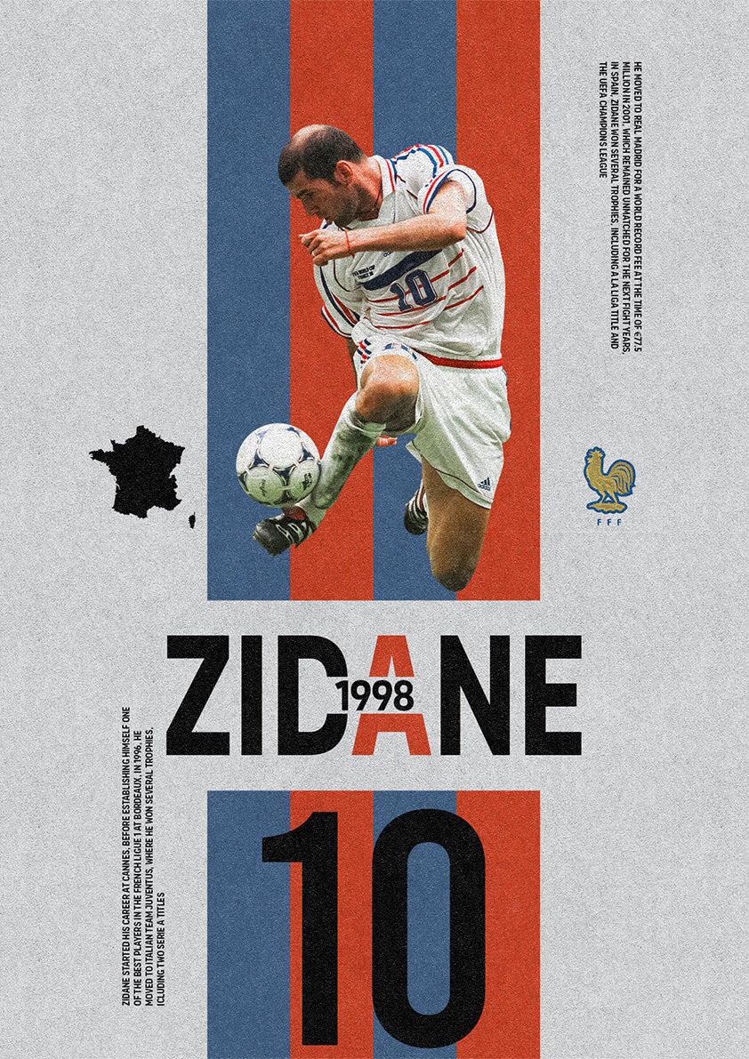 Poster Zidane A3