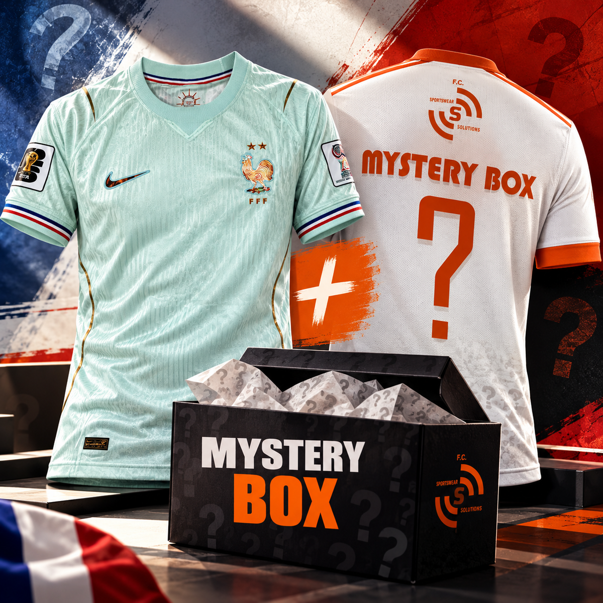 2tricouri BUNDLE  Tricou WorldCUP Franta Away + MisteryJERSEY