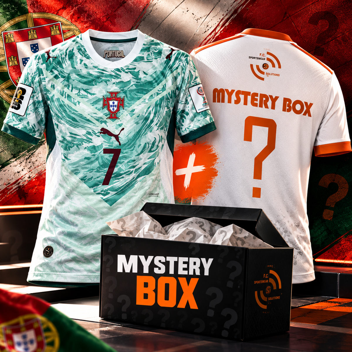 2tricouri BUNDLE  Tricou WorldCUP Portugalia Away + MisteryJERSEY