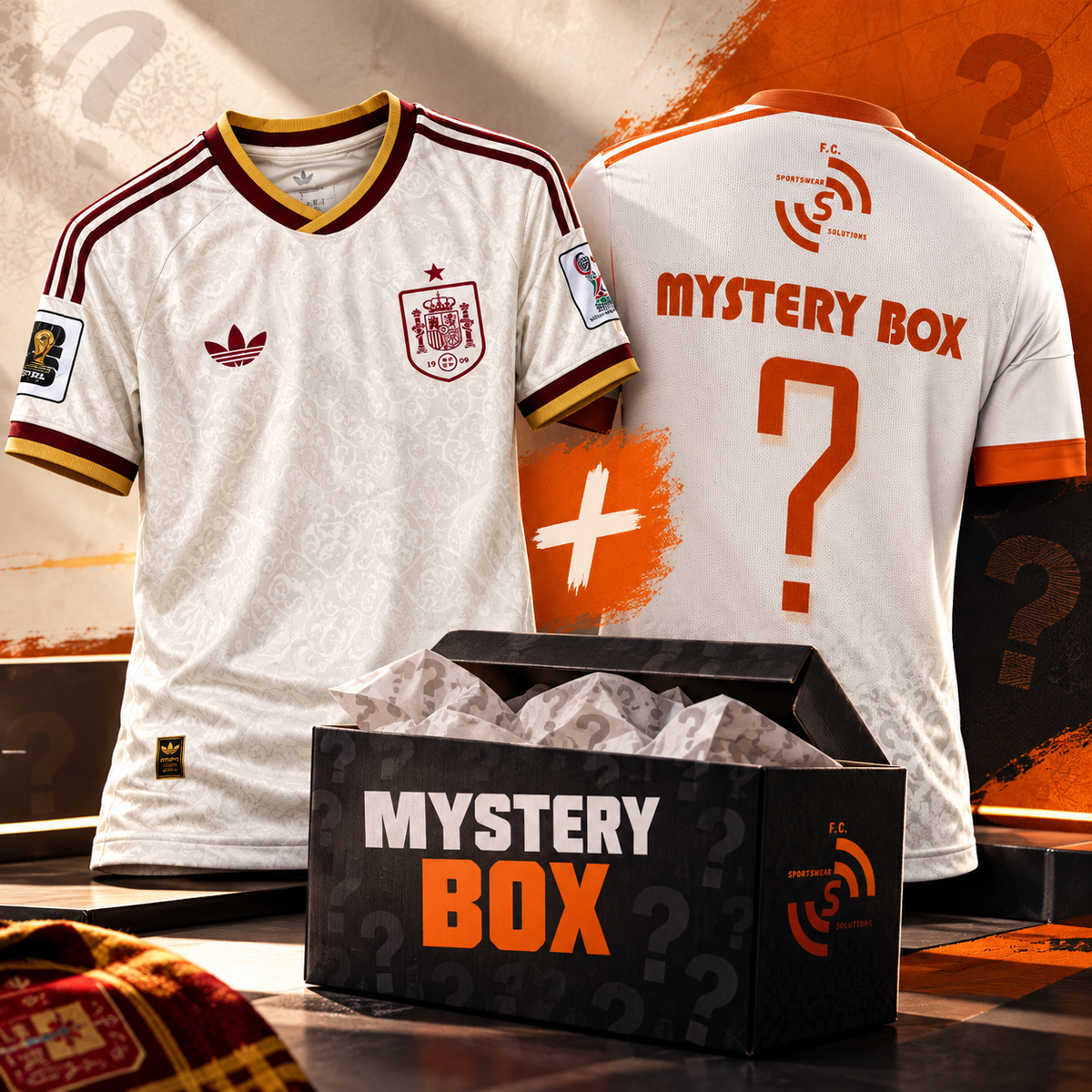 2tricouri BUNDLE  Tricou WorldCUP Spania Away + MisteryJERSEY
