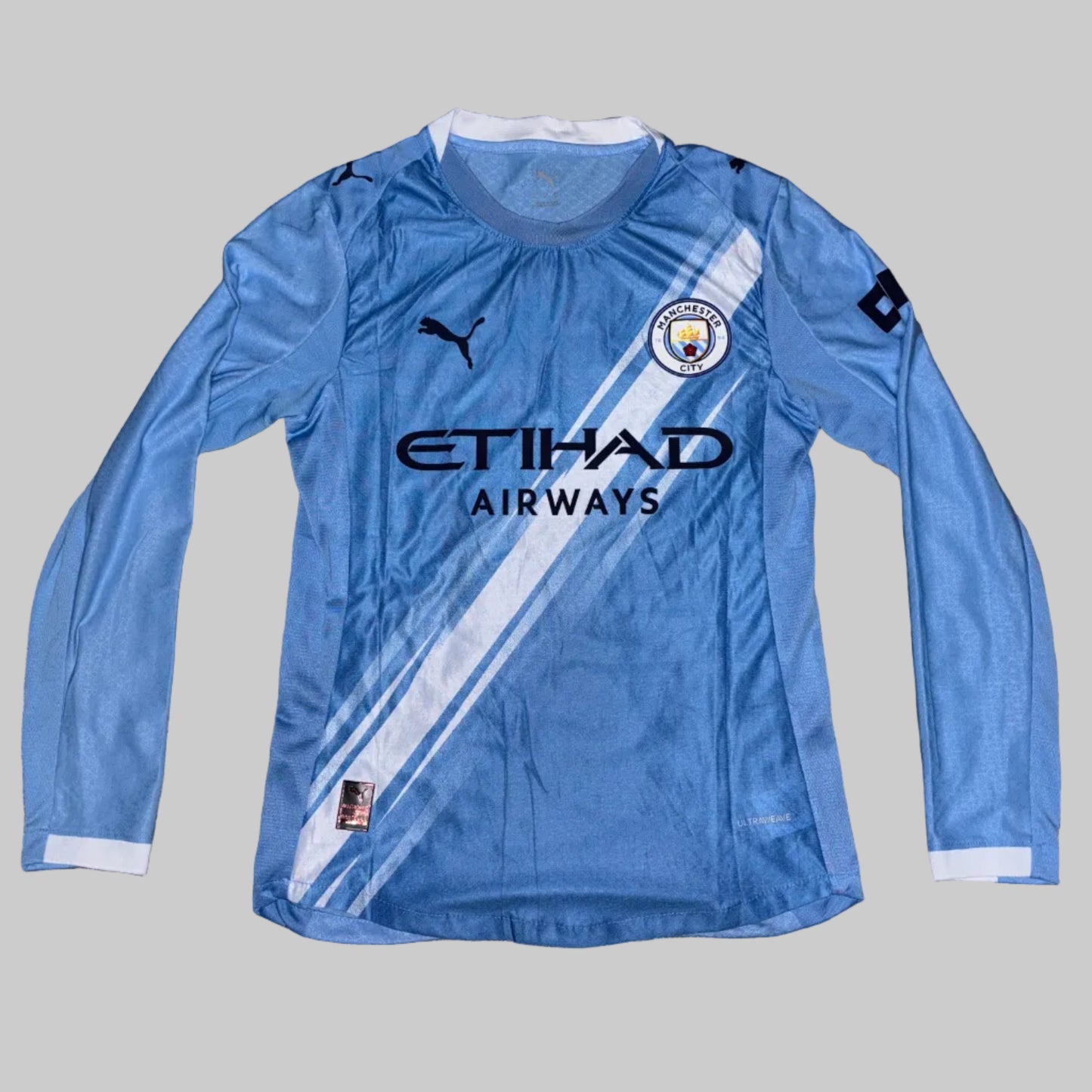 Tricou long-sleeve Manchester City Home 25/26 DOKU - Plaver Version