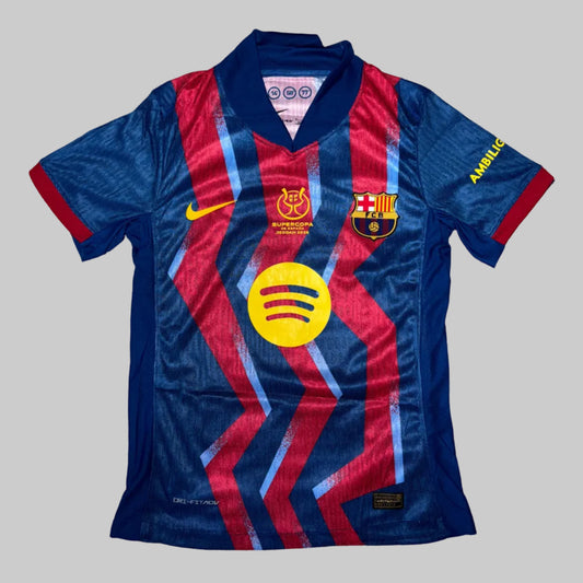 Tricou Barcelona 25/26 Supercopa edition Pedri, Lamine Yamal, Raphinia