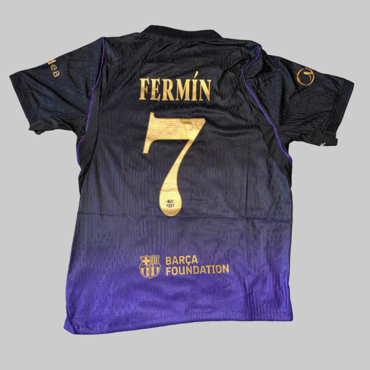 Tricou Barcelona Away 26/27 FONT UCL Player Version Lamine Yamal, Pedri, Raphinia, Fermin, Adeyemi, Rodri