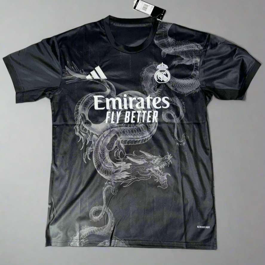 Tricou Real Madrid Black Dragon