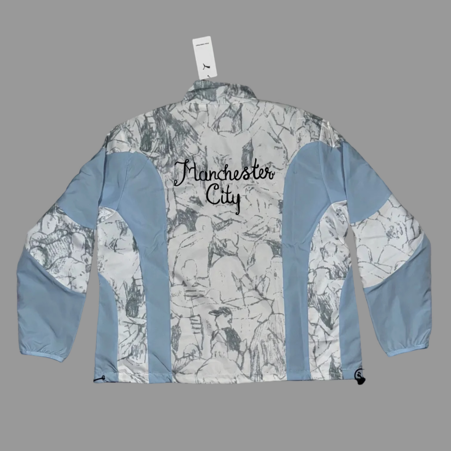 Foita windbreaker Manchester City cu 2 fete