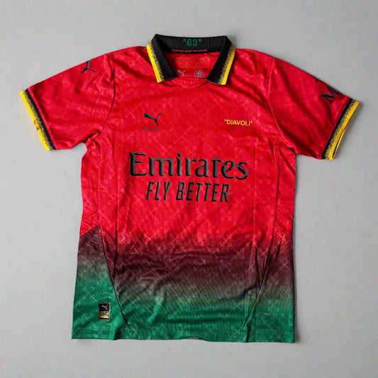 Tricou AC MILAN x OFF WHITE Red RAFA LEAO