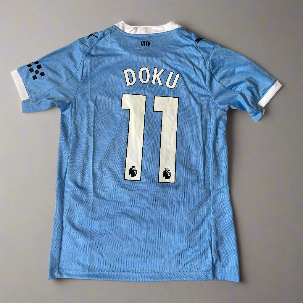 Tricou Manchester City 25/26 Home J. Doku