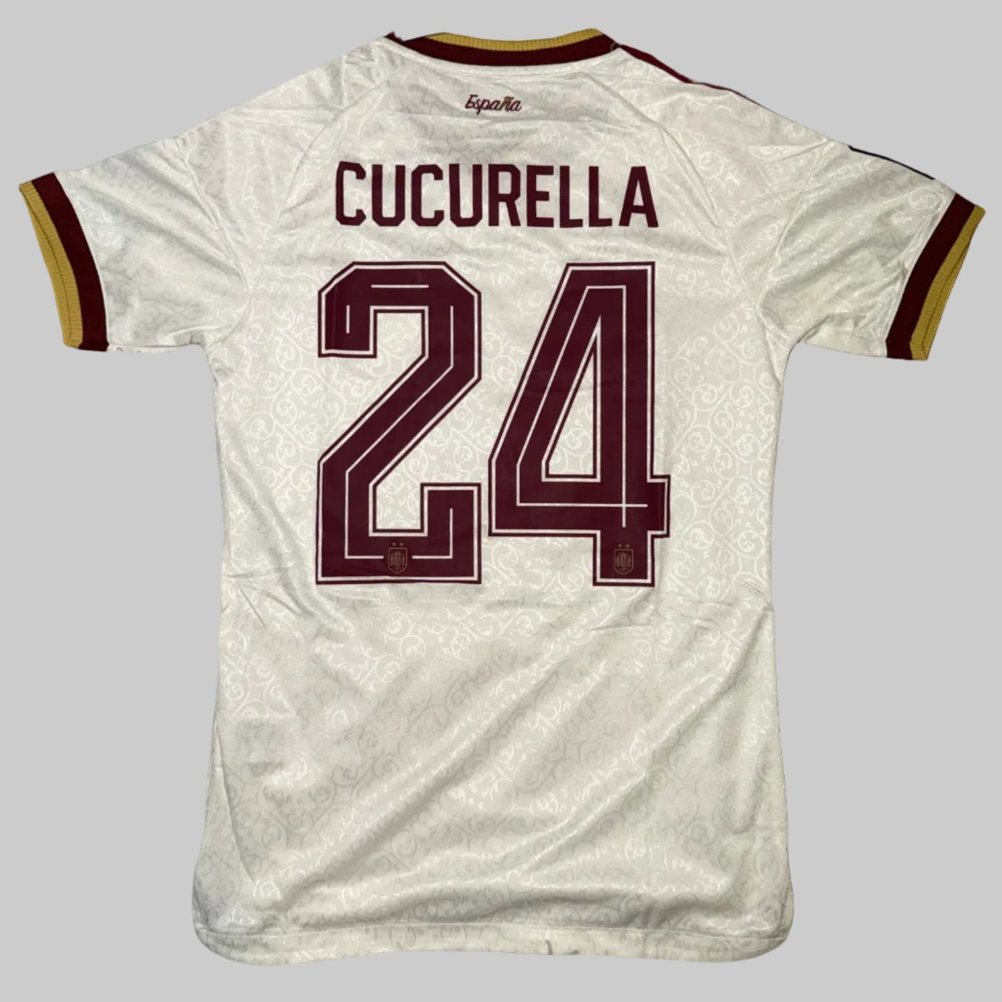 Tricou Spania Away WorldCUP 2026 Player Version: Lamine Yamal, Pedri, Oyarzabal, Cubarsi, Olmo, Ferran, Cucurella