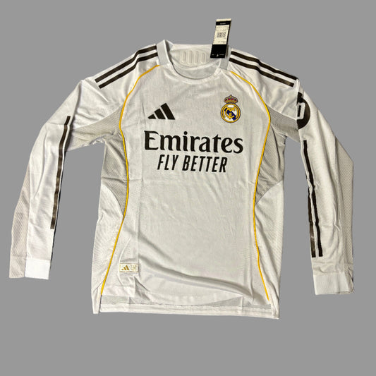 Tricou long-sleeve Real Madrid home 25/26