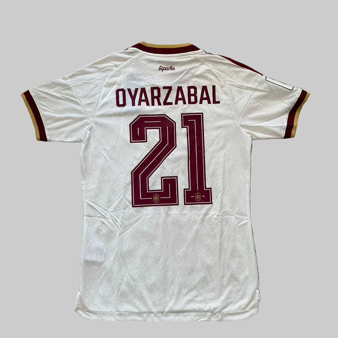 Tricou Spania Away WorldCUP 2026 Player Version: Lamine Yamal, Pedri, Oyarzabal, Cubarsi, Olmo, Ferran, Cucurella