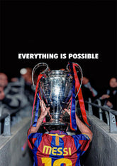 Poster Messi everything is possible